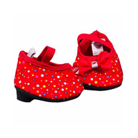 Red Multi-Colour Dot High Heels | Bear World.