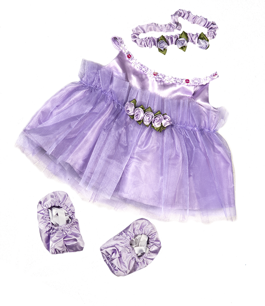 Lavendar Ballerina Dress Outfit | Bear World.