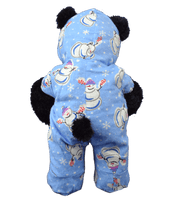 
              Blue Snowman Hoodie Footies | Bear World.
            
