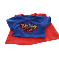 Birthday Boy Hero Tee W/Cape | Bear World.