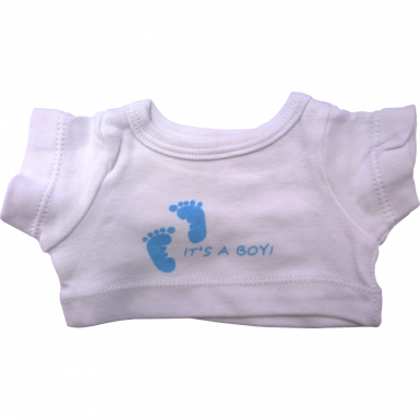 Its A Boy T-Shirt Footprint | Bear World.