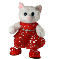 
              Marshmallow Cat Red Silver Dress Gift Set | Bear World.
            