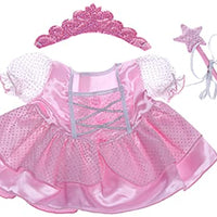 8" Pink Fairy Princess W/ Wand & Tiara | Bear World.