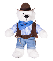 
              Cowboy W/ Brown Cowboy Hat Outfit | Bear World.
            