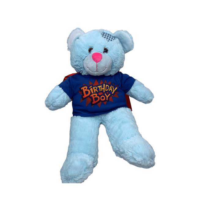 Birthday Boy Baby Blue Patches Gift Set | Bear World.