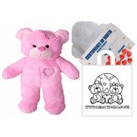 8" Baby Pink Patches Bear Kit | Bear World.