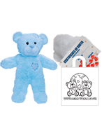 
              8" Baby Blue Patches Bear Kit | Bear World.
            