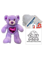 
              8" Glitz Purple Bear Kit | Bear World.
            