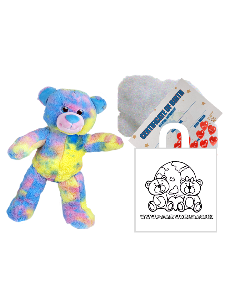 Cotton candy teddy bear on sale