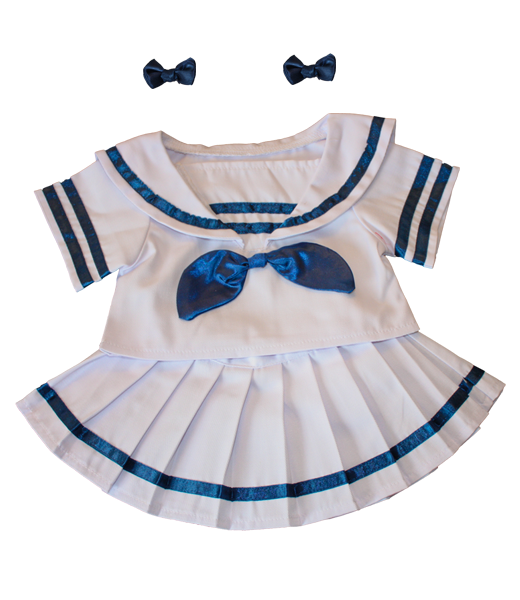 Sailor Girl W/ Bows Outfit | Bear World.