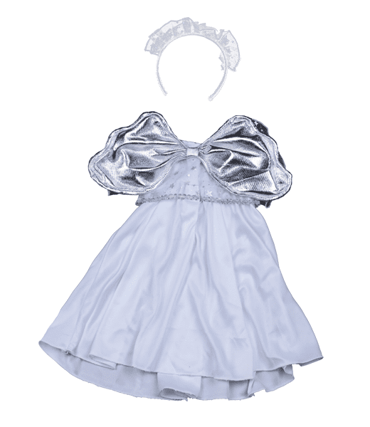 Silver Angel Dress | Bear World.