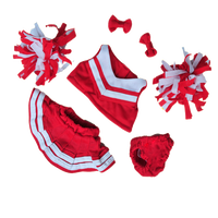 Red/White Cheerleader Uniform Outfit | Bear World.