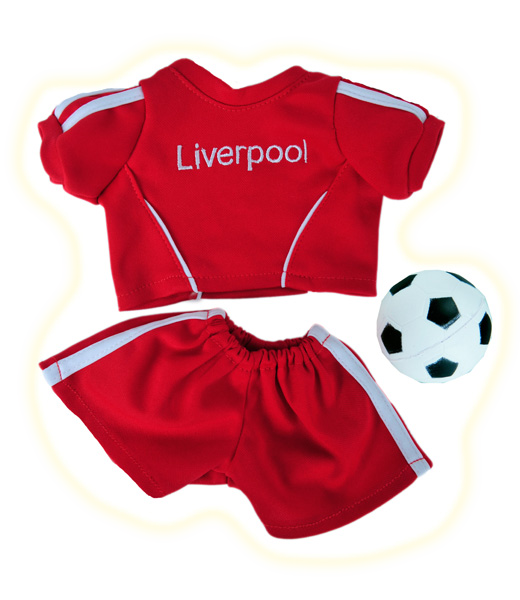 Liverpool Soccer Outfit-Build Your Own Bear-Bear World