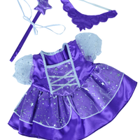Purple Fairy Princess W/ Wand & Tiara | Bear World.