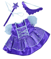 
              Purple Fairy Dress w/Tiara & Wand Gift Set | Bear World.
            