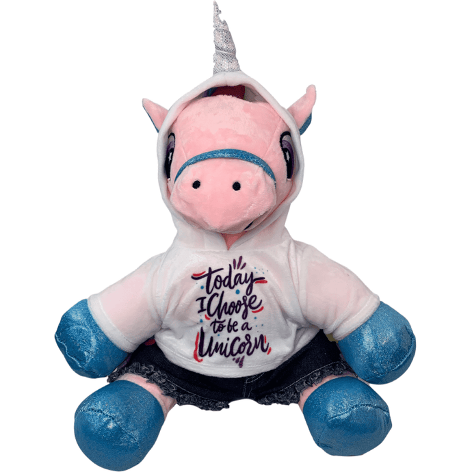 Glitter Unicorn With Hoodie & Shorts Gift Set | Bear World.