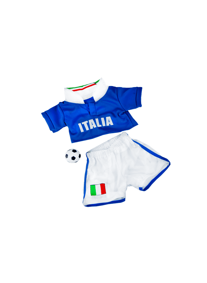 Italia Football Uniform Ball Outfit-Teddy Bear Clothing-Bear World